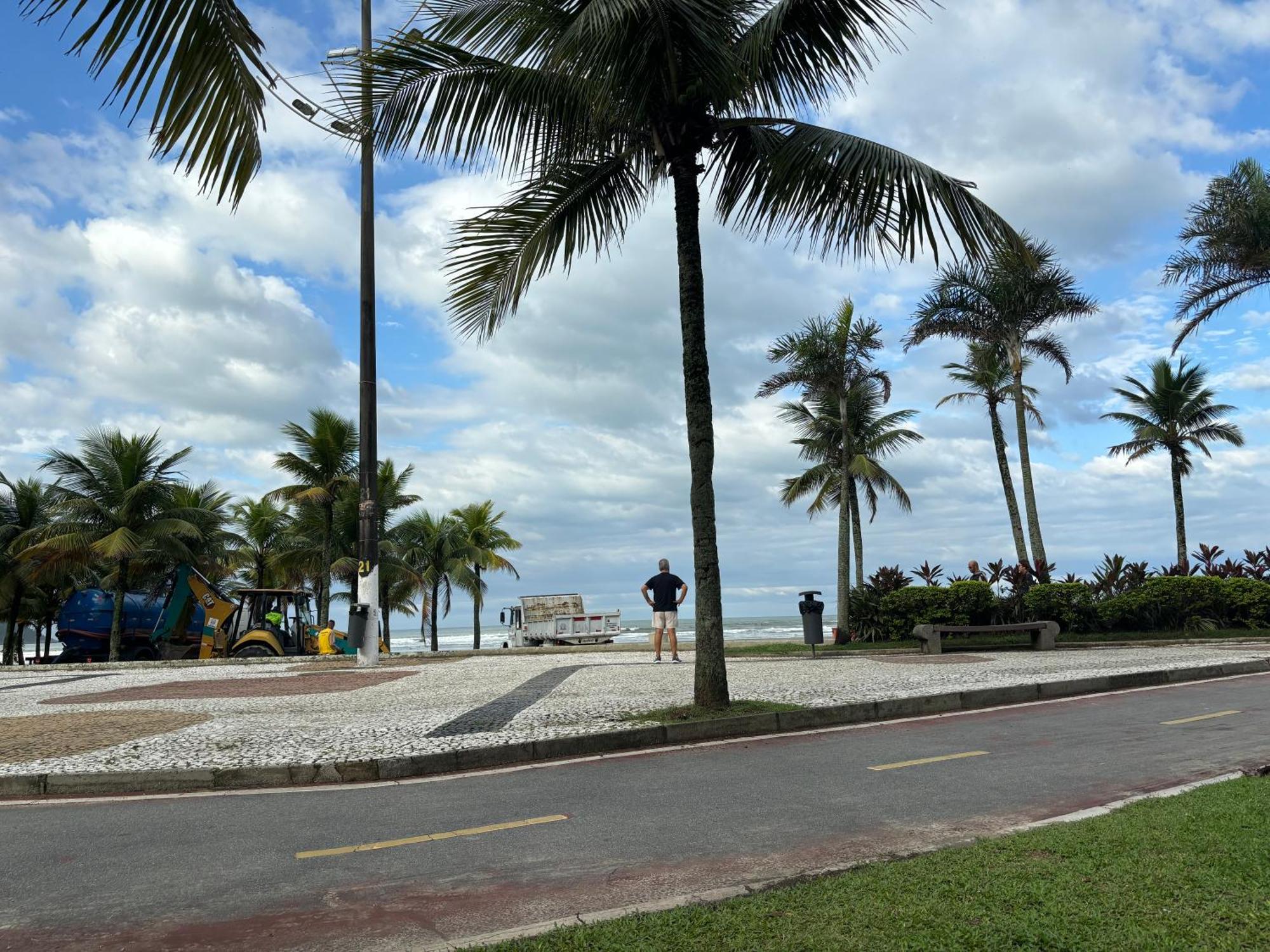 Novo Apto Canto Do Forte, Rua Praia Vista Montanha, Com Wi Fi, Homebeach10, 01 Vaga De Garagem, Melhores Restaurantes Ao Lado Praia Grande (Santos) Exterior foto