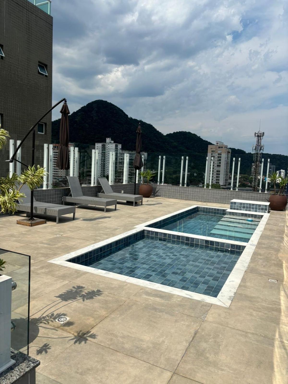 Novo Apto Canto Do Forte, Rua Praia Vista Montanha, Com Wi Fi, Homebeach10, 01 Vaga De Garagem, Melhores Restaurantes Ao Lado Praia Grande (Santos) Exterior foto